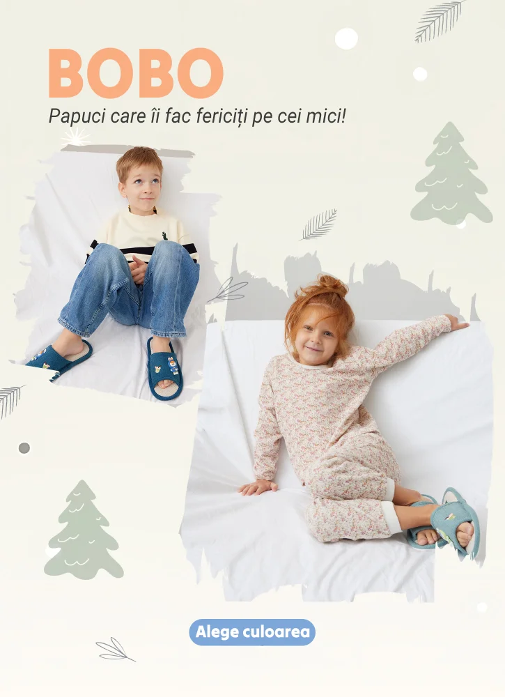Papuci de casă BOBO pentru copii