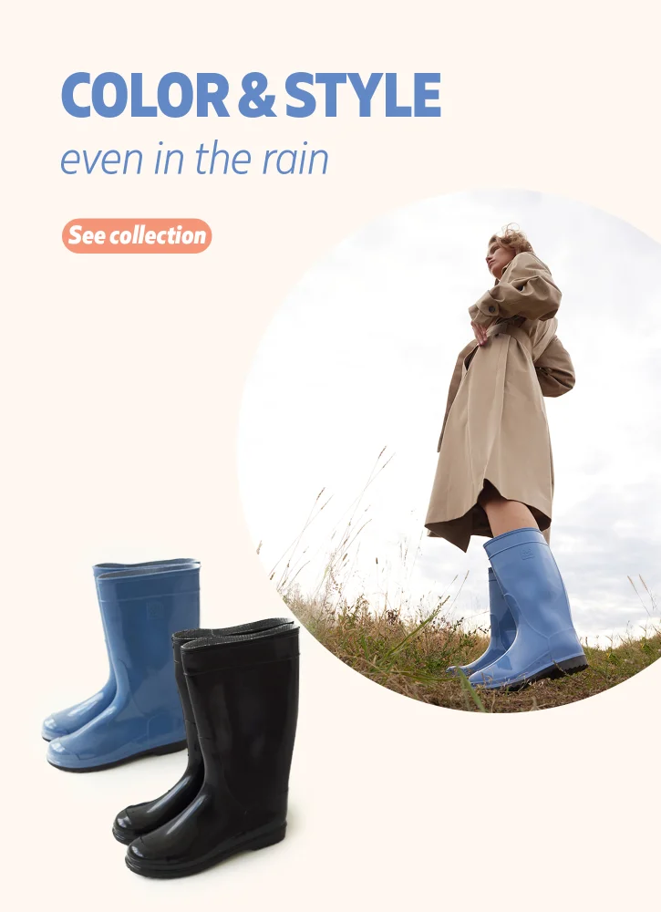 Wellies woman