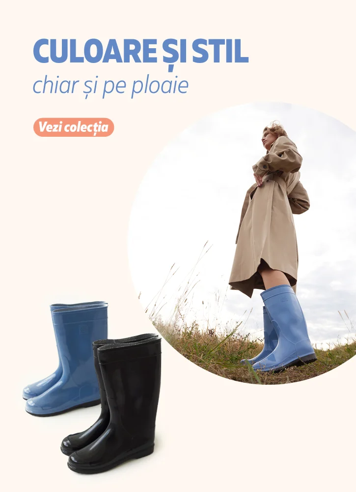 Cizme de cauciuc femei