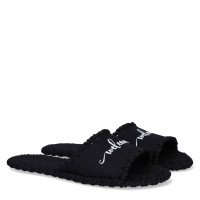 Papuci de casă FETRU, Negru/Welcome Papuci de casă FETRU, Negru/Welcome