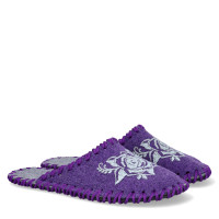 Papuci de casă FETRU, Violet/Gri Papuci de casă FETRU, Violet/Gri