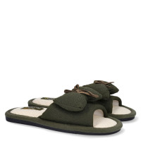 Papuci de casă GIA, Khaki Papuci de casă GIA, Khaki