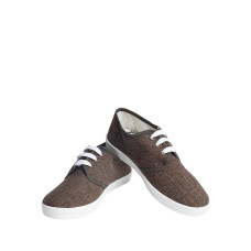 Short DERBY Sneakers, Zig-Zag (brown)