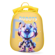 Rucsac copii ROBOTIC, Galben