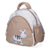 Rucsac copii OLLY, Bej, Zebra