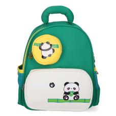 Kids' Backpack WINKY, Green, Panda