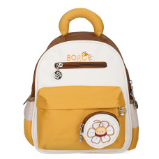 Kids' Backpack WINKY, Brown/Yellow, Bee