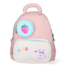 Kids' Backpack WINKY, Pink, Strawberry