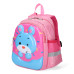 Rucsac copii TIKO, Roz/Albastru, Urs