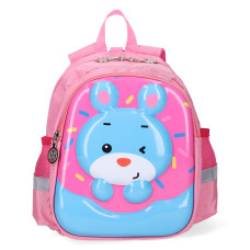 Rucsac copii TIKO, Roz/Albastru, Urs