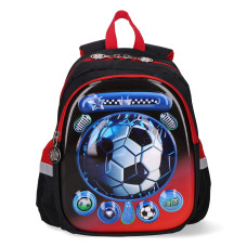 Rucsac copii TIKO, Negru, Minge