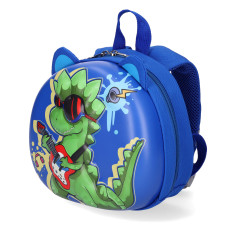Rucsac copii MINIQ, Albastru, Dino
