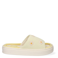 Home slippers FLORA, Yellow
