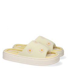 Home slippers FLORA, Yellow