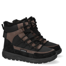 Winter ankle boots AROSA, Black/Brown