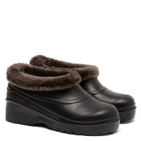 Женские Утепленные Галоши EVA, Черные