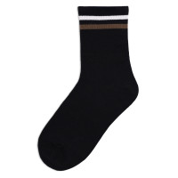 Șosete sport unisex lungi A-001, Negru Dungi Șosete sport unisex lungi A-001, Negru Dungi