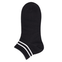 Șosete sport unisex medii A-005, Negru/Dungi Șosete sport unisex medii A-005, Negru/Dungi