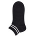 Șosete sport unisex medii A-005, Negru/Dungi