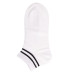 Șosete sport unisex medii A-005, Alb/Dungi