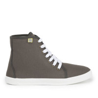 High-Top DERBY Sneakers, Gray High-Top DERBY Sneakers, Gray