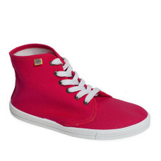 High-Top DERBY Sneakers, Fucsia