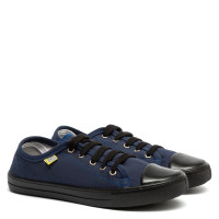 Взрослые Классические Кеды (Черная Подошва), Синие Взрослые Классические Кеды (Черная Подошва), Синие