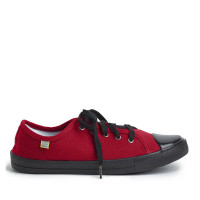 Sneakers Classic Adult's (Black Sole), Red