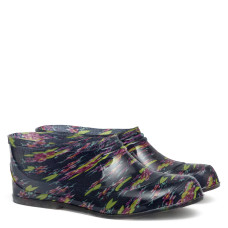 Women's Galoshes with print, Flowers on violet