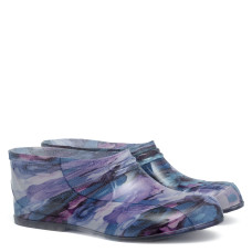 Women's Galoshes with print, Purple flowers