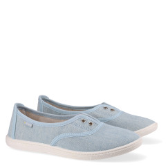 Слипоны SARAH Denim, Лазурный