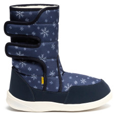 Boots AURORA Print, Navy Snowflakes