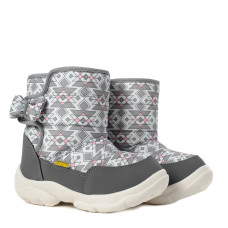 Boots LILA, Gray Geometric