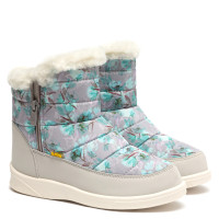Cizme de iarnă POLAR, Flori Gri Cizme de iarnă POLAR, Flori Gri