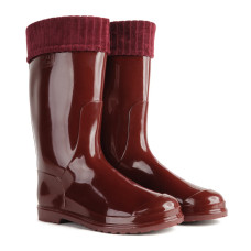 Women's Lining CLASSIC  for high wellies, Burgundy