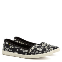 Espadrilles Print, Vintage Floral Espadrilles Print, Vintage Floral