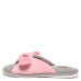 Home slippers BUNNY, Pink / gray
