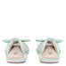 Home slippers BUNNY, Mint/Beige