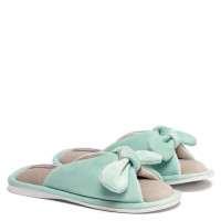 Детские Комнатные Тапочки BUNNY, Мятный/Бежевый