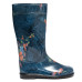 Women's High Wellies with print, Jeans with flowers