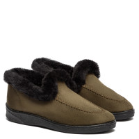 Женские Бабуши LEAF, Оливковый