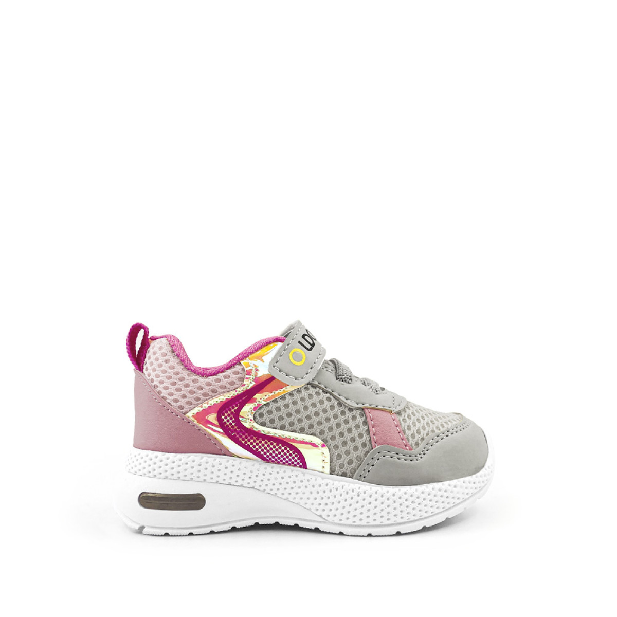Kid's Sport Shoes SYDNEY, Light Gray/ Pink