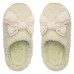Home slippers PLUSH, Pastel green