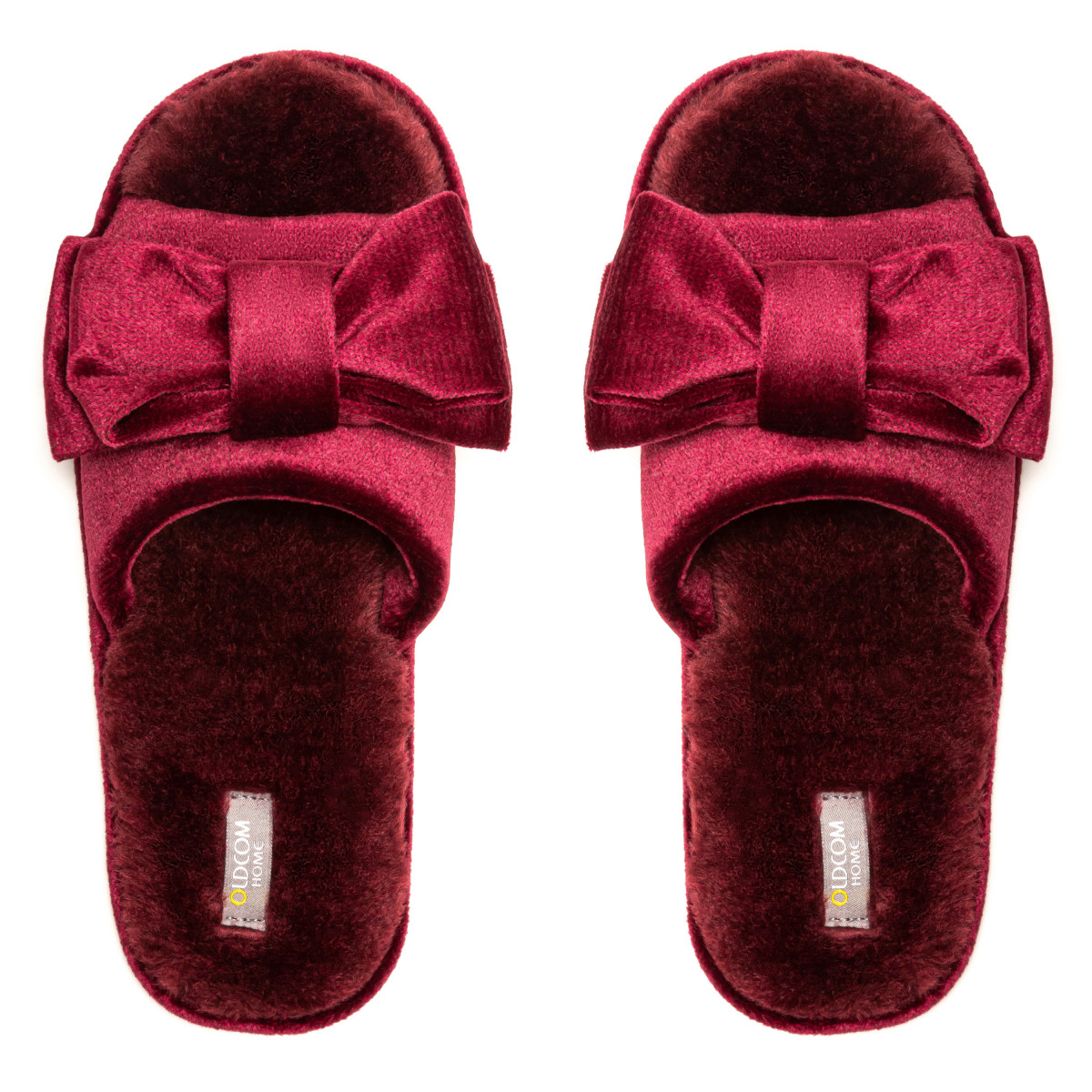 Women's Home slippers CHARM, Burgundy