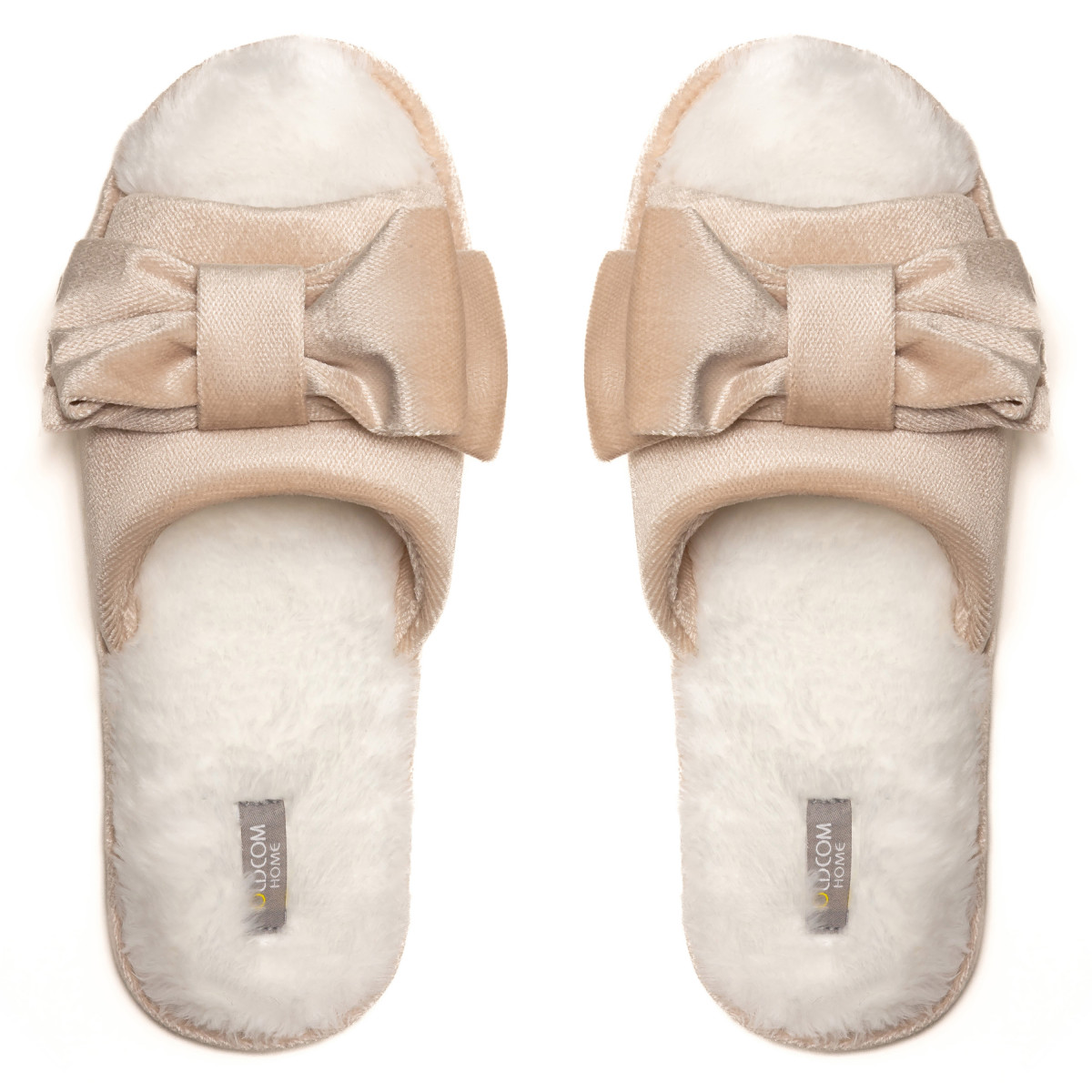 Women's Home slippers CHARM, Ivory