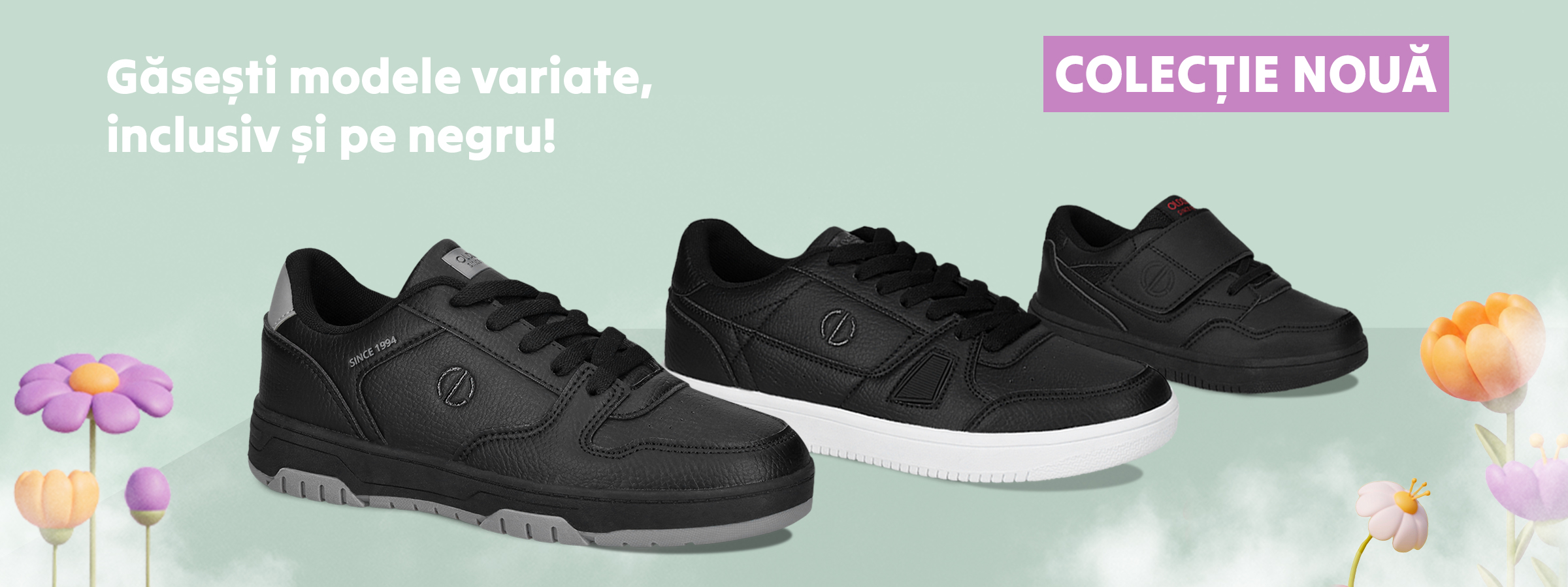 Nouă Colecție Pantofi Sport Negru